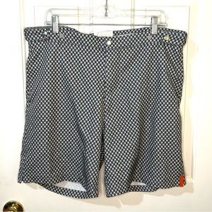 SWIMS Brand Sz XL Swim Trunks All Day Shorts Geometric Print Board Shorts Hybrid